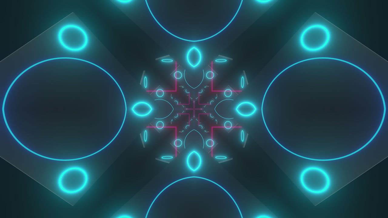 Blue and pink neon lights, Vj loop - Free Stock Video