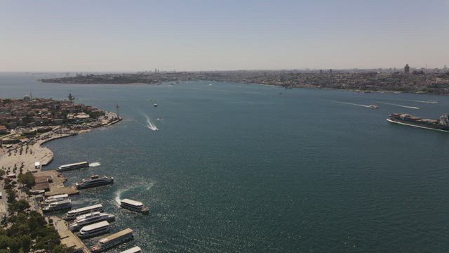 Ships in the coast of Istanbul.