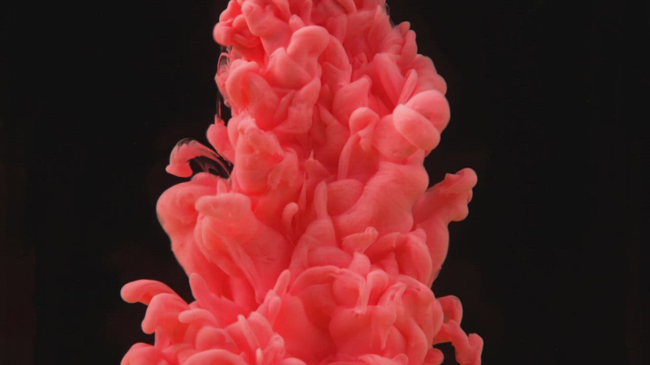 Underwater pink ink shot - Free Stock Video