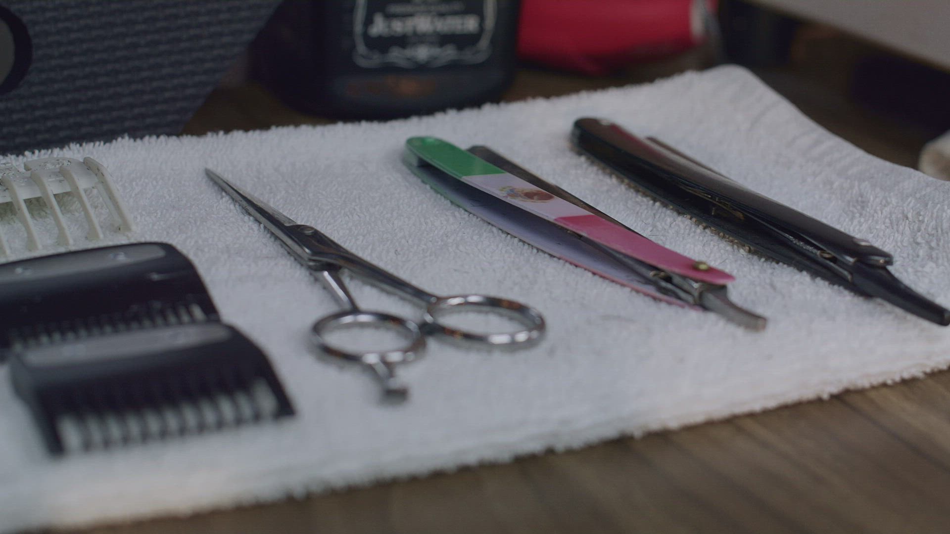 Kit de ferramentas de barbearia
