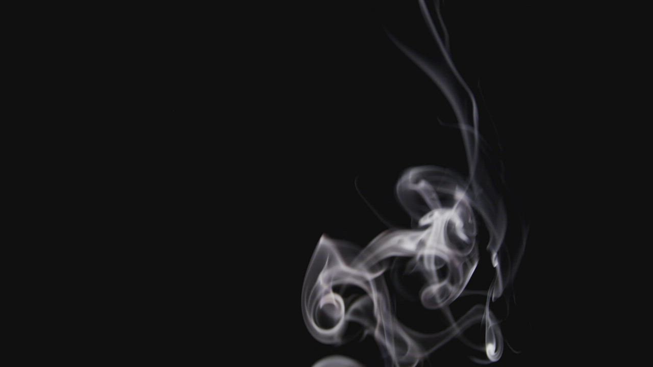 Close up of smoke on a black background - Free Stock Video