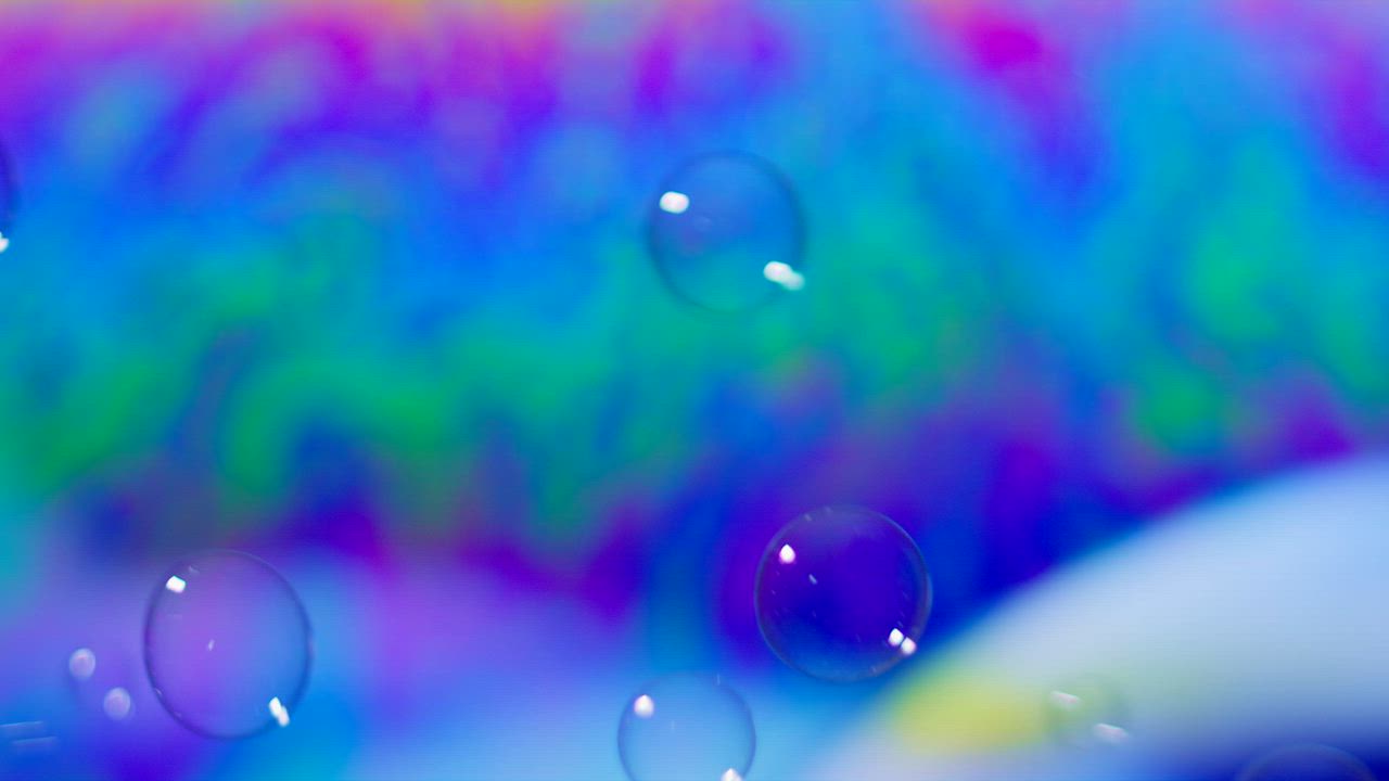 Colorful and abstract video with a colorful liquid bubbles - Free Stock ...