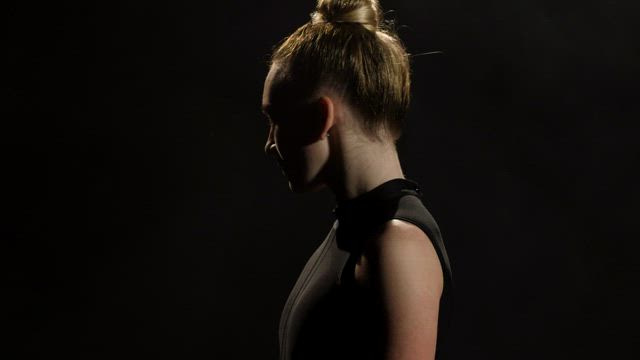 Elegant dancing on stage.