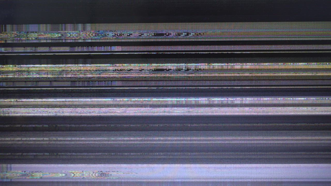 Bad television signal, effect - Free Stock Video