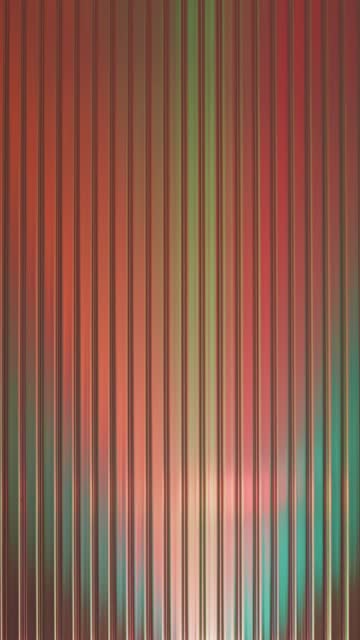 Coral and Green Reflections.