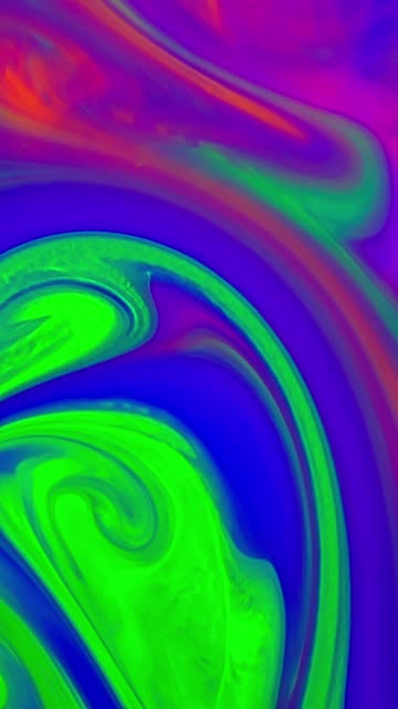 Vertical Psychedelic Liquid Motion.